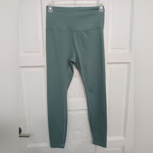 Victoria's Secret Green Leggings High Waist Stretch